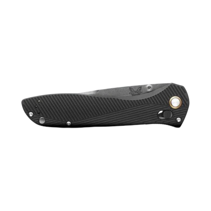 Benchmade 710-25 - Seven | Ten Gray Aluminum Recurve Black Aluminum