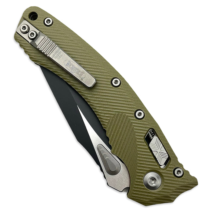 Microtech 137RL-1FLGTOD - Amphibian RAM-LOK Black Standard G10 Green