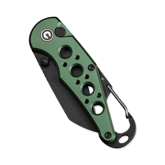 Civivi C23062B-3 - Pragma Green Button Lock w/ Carabiner & Bottle Opener