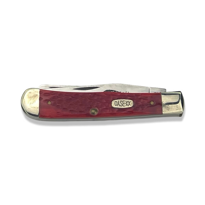 Vintage Case XX 4-Dot Red Jigged Bone Coon Trapper (6254 SS) #16
