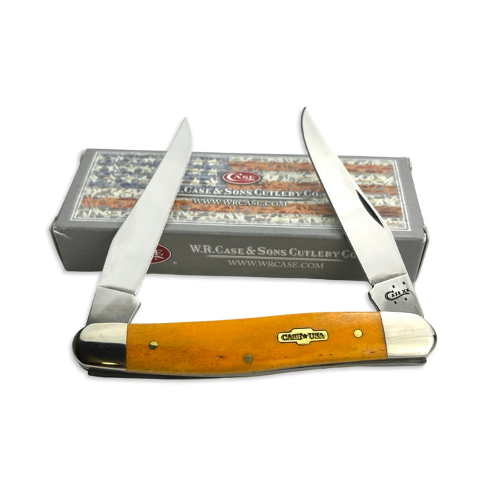 Vintage Case XX 10317 - Persimmon Orange Bone Smooth Muskrat (MUSKRAT SS)