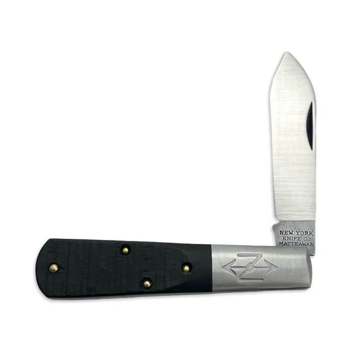 New York Knife Co. Ebony Sawcut Barlow