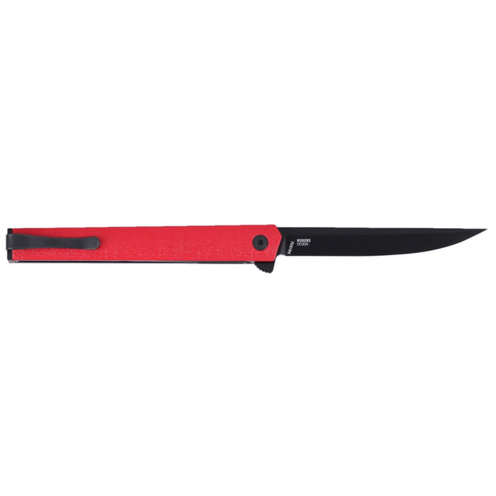 CRKT 7097RK - CEO Flipper Red w/Black Blade