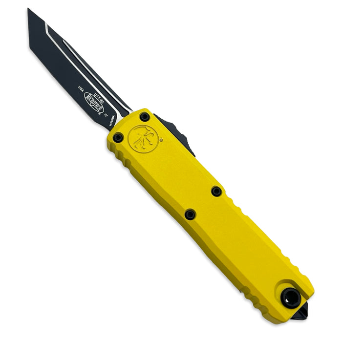 Microtech 12334-1YW - UTX-85 T/E Gen IV Black Standard Yellow