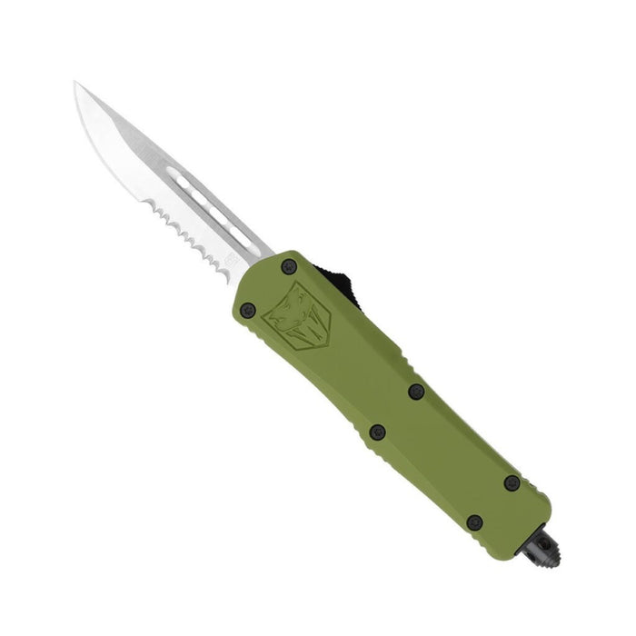 CobraTec Small FS-3 OD Green Drop Point Serrated