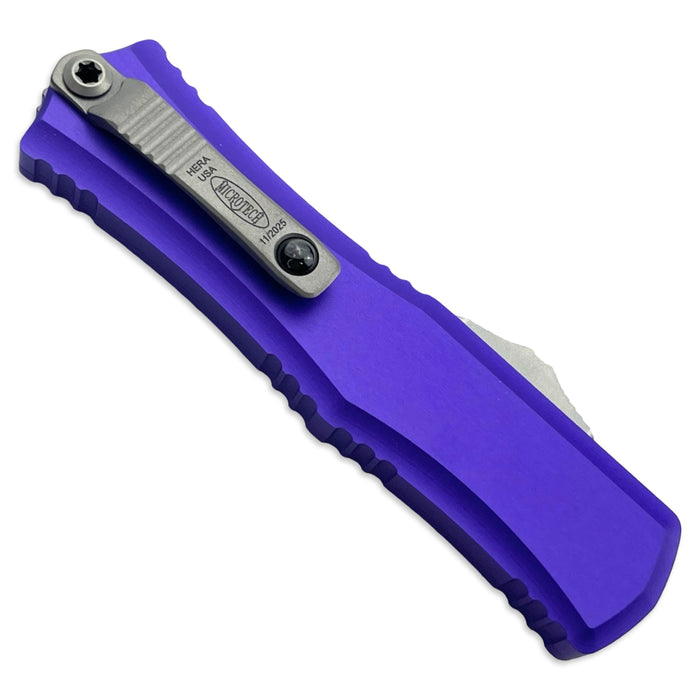 Microtech 1701M-10PU - Mini Hera II Bayonet Purple Stonewash Standard