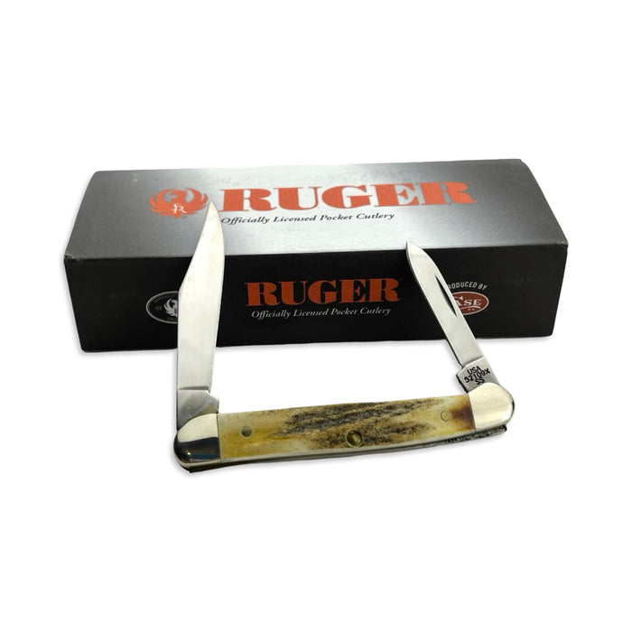 Vintage Case XX Ruger 06537 - Burnt Stag Mini Copperhead (52109X SS)