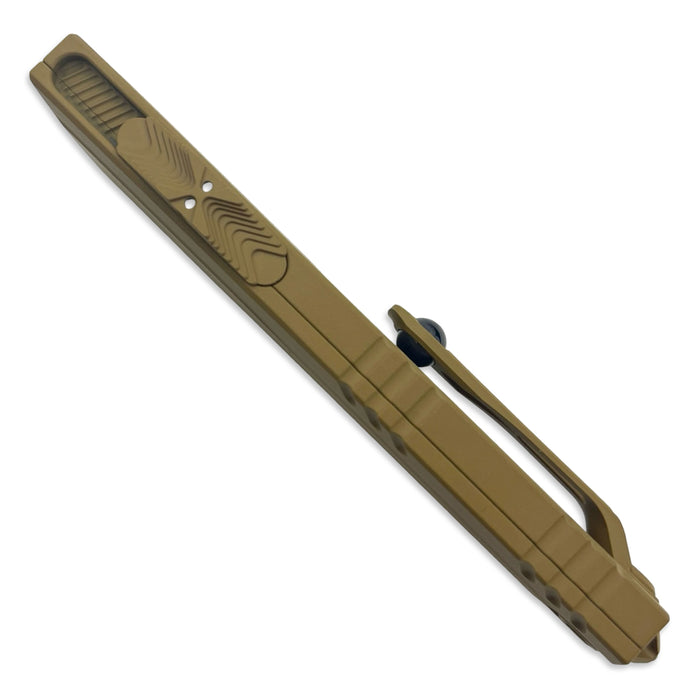 Microtech 1270-CRAS - Luminary ZBP D/E Signature Series Cerakote RAL-8000 Standard Tritium Button Insert