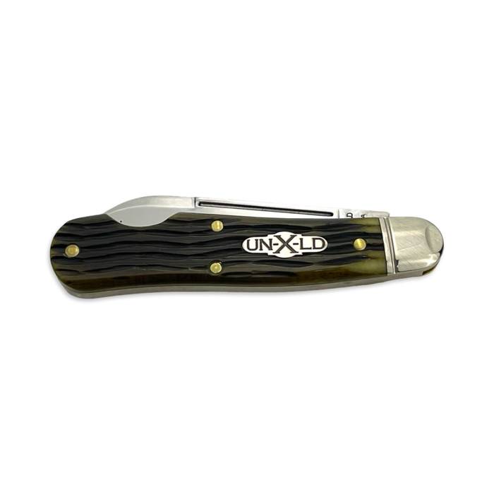Great Eastern Cutlery 562123EO - Dogleg Jack Avocado Jigged Bone