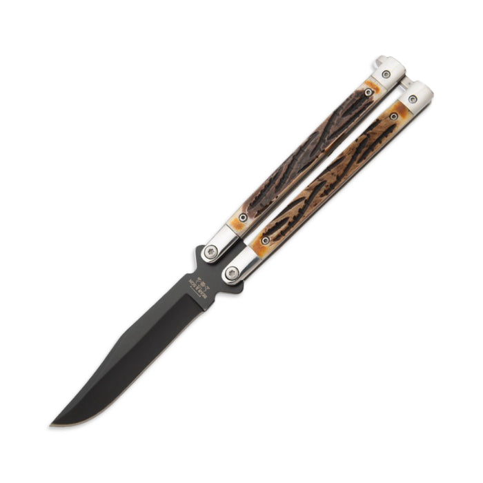 Bear & Son 517 - Genuine India Stag Bone Butterfly
