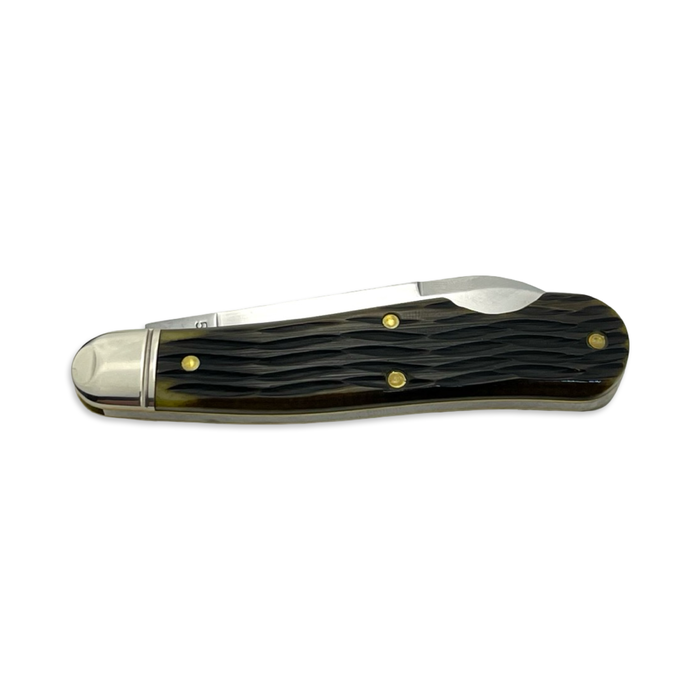 Great Eastern Cutlery 562123EO - Dogleg Jack Avocado Jigged Bone
