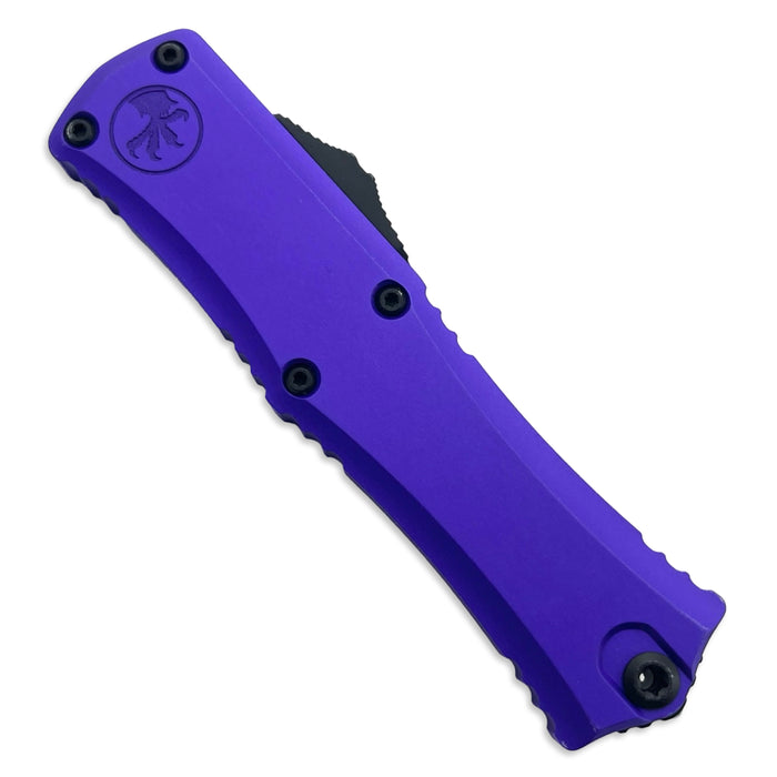 Microtech 1702M-2PU - Hera II Mini D/E Purple Partial Serrated