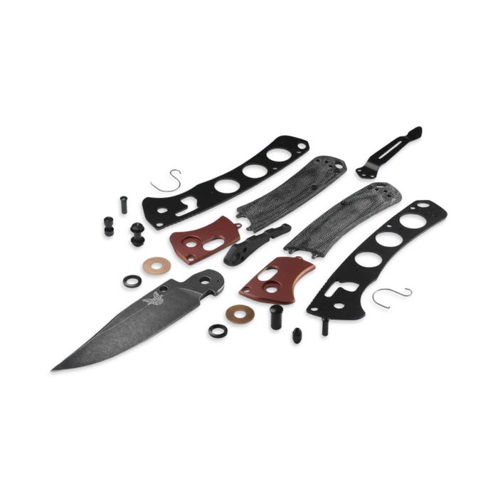 Benchmade 15085BK-04 - Mini Crooked River Burnt Copper Black Micarta