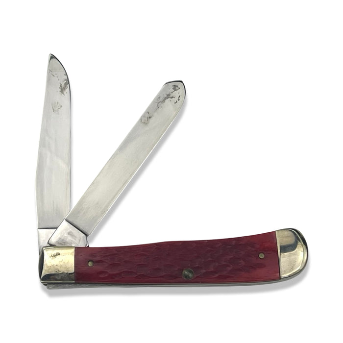 Vintage Case XX 4-Dot Red Jigged Bone Coon Trapper (6254 SS) #16
