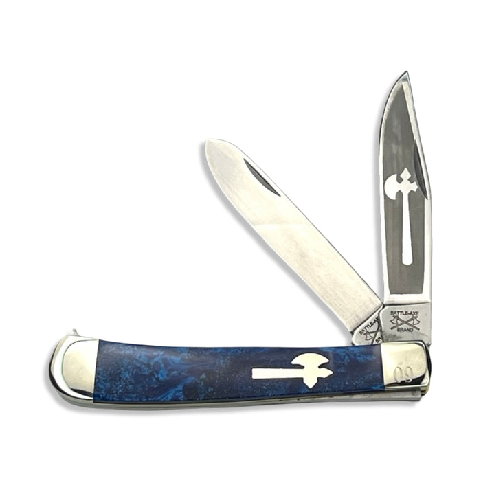 Battle Axe Blue Velvet Trapper