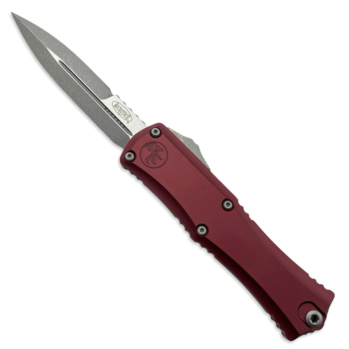 Microtech 1701M-1APMR - Mini Hera II Bayonet Merlot Apocalyptic Standard