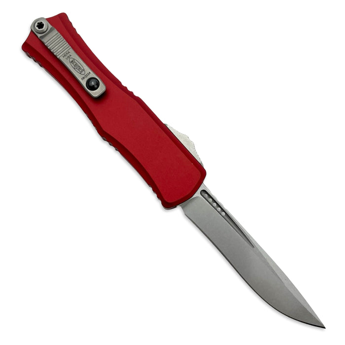 Microtech 1705M-10RD - Hera® II Mini Recurve Red Stonewash Standard