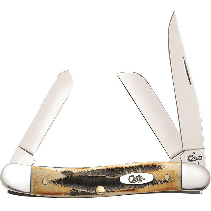 Case 03578 - Bone Stag Medium Stockman