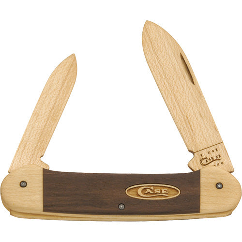 Case Canoe Walnut Wooden Novelty Knife
