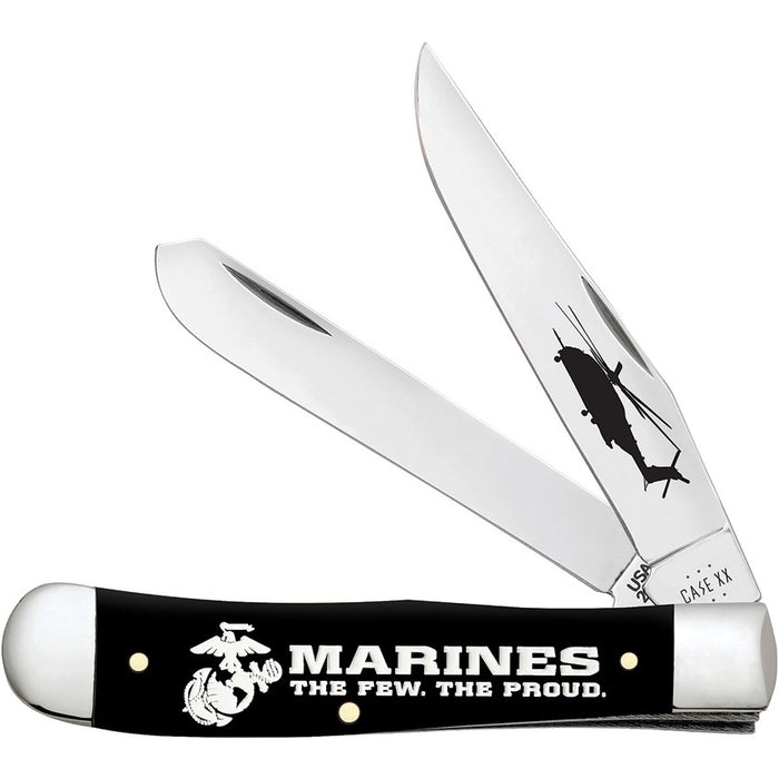 Case 13204 - Black Synthetic USMC Trapper (2254 SS)