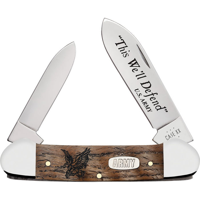 Case 15055 - Smooth Curly Oak U.S. Army Canoe