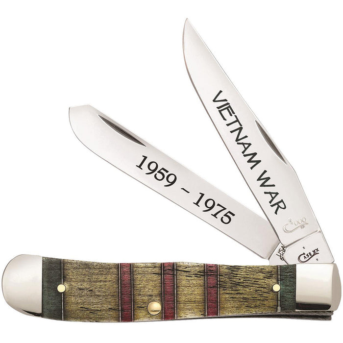 Case 22040 - Smooth Natural Bone Vietnam Trapper Gift Set