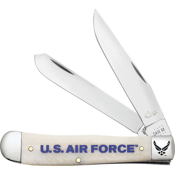 Case 32404 - Smooth Natural Bone Air Force Trapper
