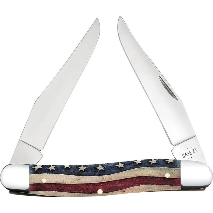 Case 64143 - Star Spangled Red White & Blue Bone Muskrat