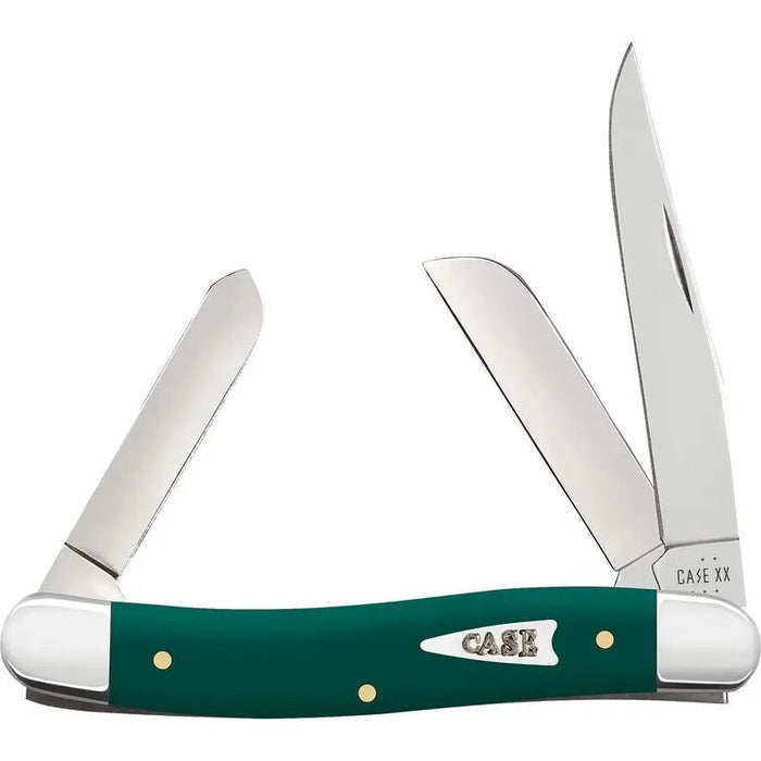 Case 64535 - Smooth Synthetic Spruce Green Stockman