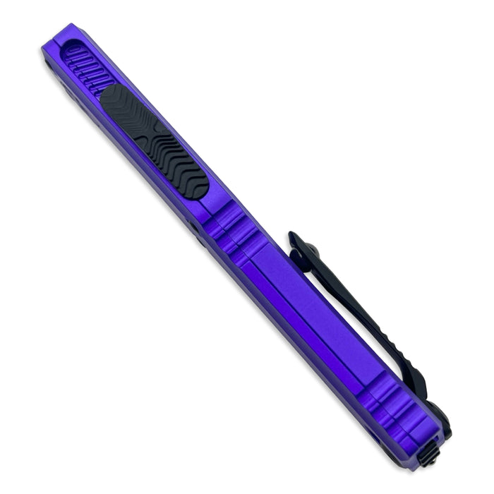 Microtech 1702M-2PU - Hera II Mini D/E Purple Partial Serrated