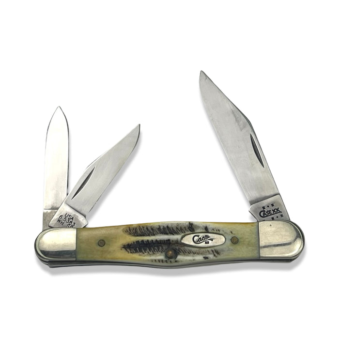Vintage Case XX 2003 6.5 Bone Stag Whittler