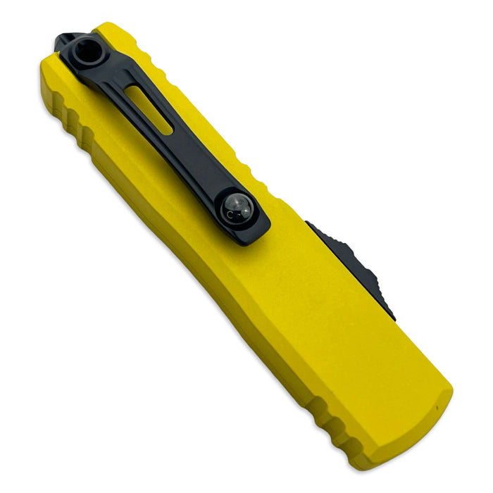 Microtech 12334-1YW - UTX-85 T/E Gen IV Black Standard Yellow