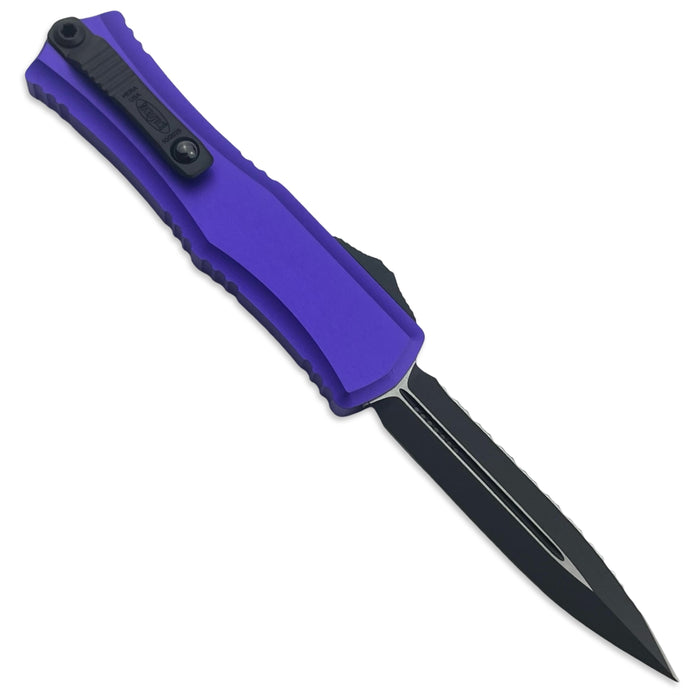 Microtech 1702M-3PU - Hera II Mini D/E Purple Full Serrated
