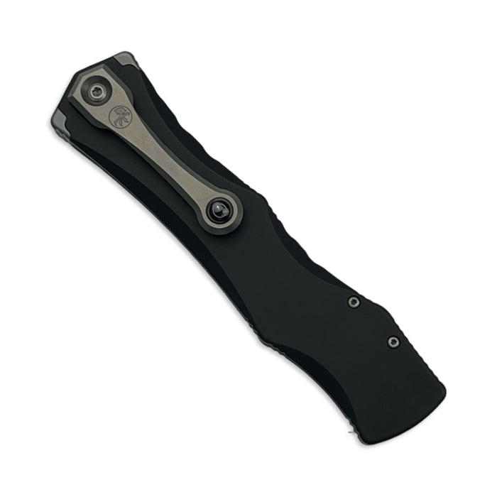 Microtech 1150-10MS1 - Halo IV Clip Point Marfione Select Stonewash Finish Hardcoat Anodized Alloy Double Vapor Blast Stainless