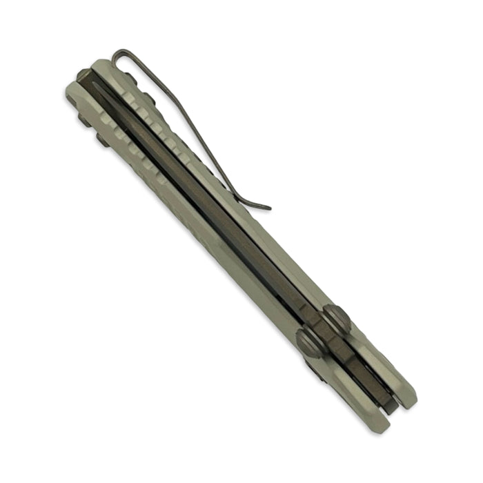 Microtech 210M-1FRCG-C19Z23 - MSI Mini S/E Frag Champagne Gold Standard