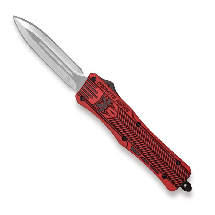 CobraTec Small CTK-1 Red w/ Graphite Black (Dagger Not Serrated)