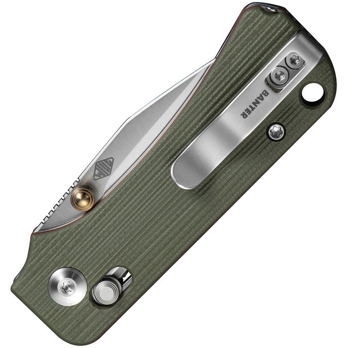 Civivi C24074-1 - Baby Banter 2 Milled Green G10