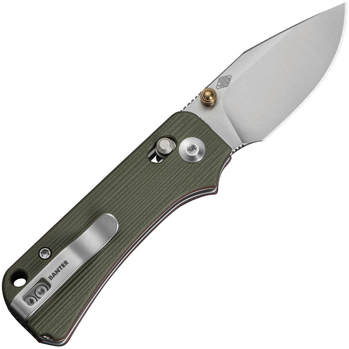 Civivi C24074-1 - Baby Banter 2 Milled Green G10