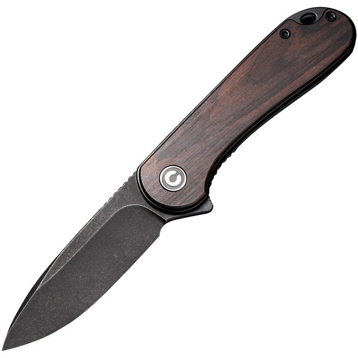Civivi C907W - Elementum Flipper Black Ebony Wood
