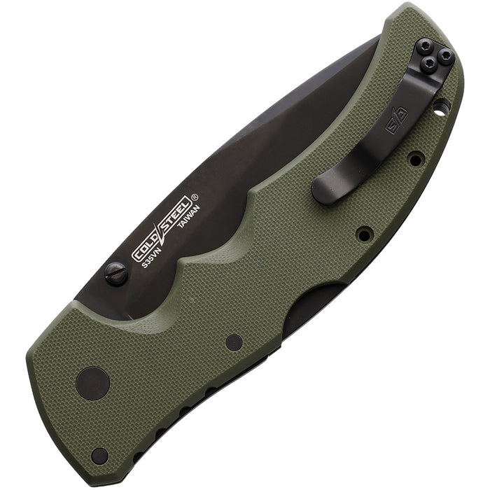 Cold Steel Recon 1 Lockback Clip Point OD Green