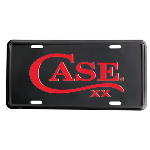 Case License Plate Red