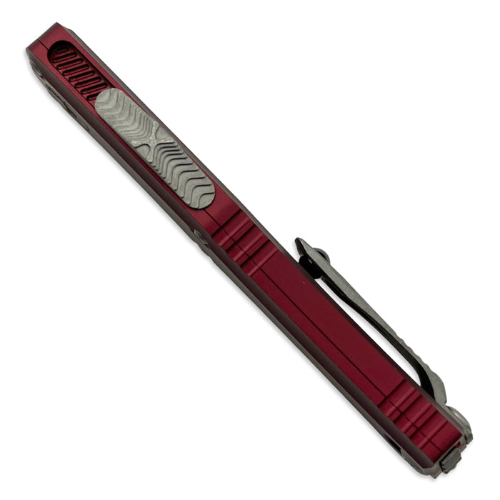 Microtech 1701M-1APMR - Mini Hera II Bayonet Merlot Apocalyptic Standard