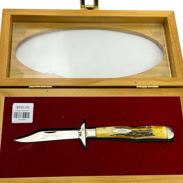 Vintage Case XX 8-Dot Stag Cheetah w/ Wood Box