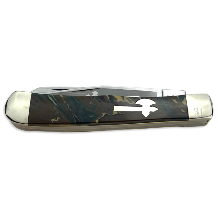 Battle Axe Woodland Camo Trapper