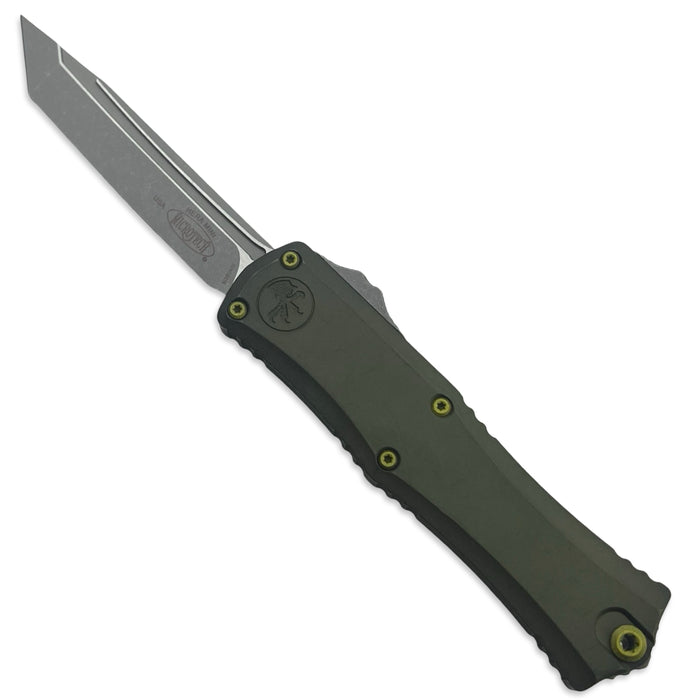 Microtech 1704M-10DGG-U25 - Hera II Mini T/E Distressed Grenade Green Apocalyptic Standard