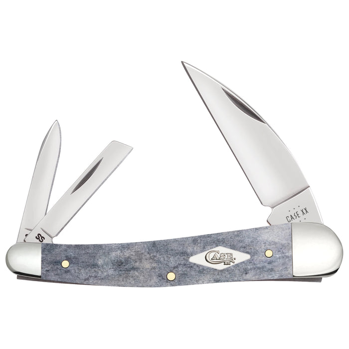 Case 34207 - Gray Bone Smooth Seahorse Whittler (6355WH SS)