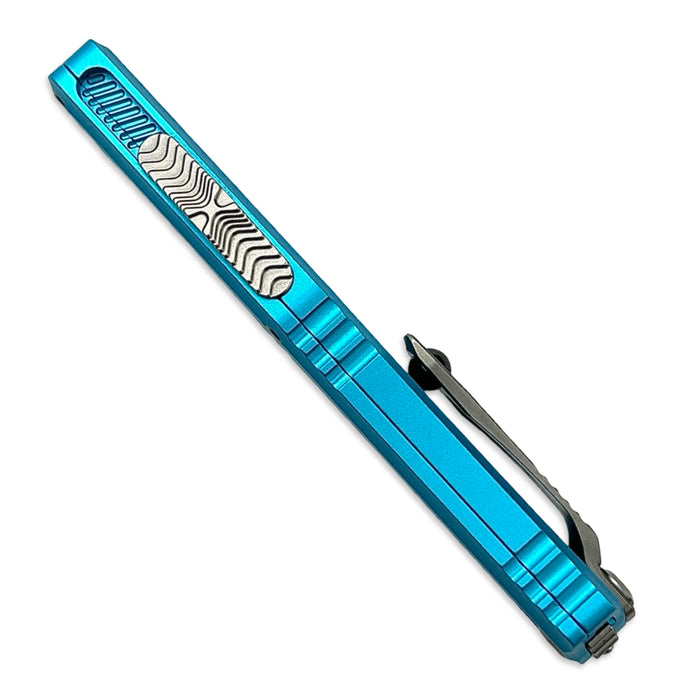 Microtech 1702M-10TQ - Hera II Mini D/E Turquoise Stonewash Standard