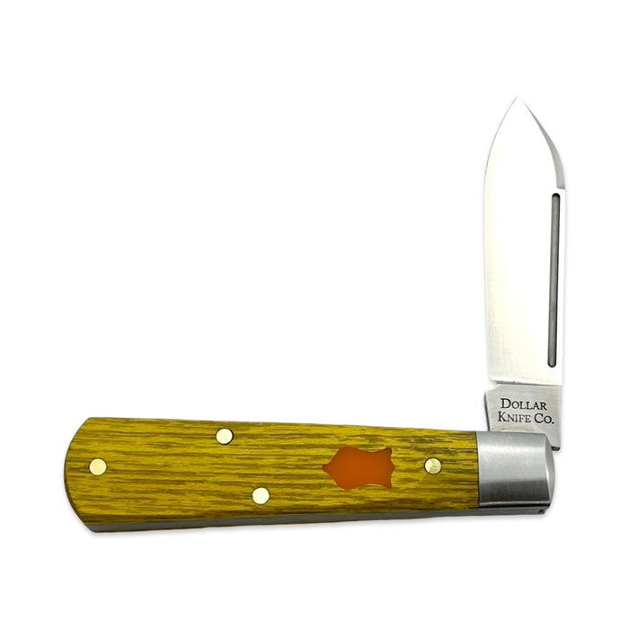 Dollar Knife Co. Osage Orange - Orange Shield