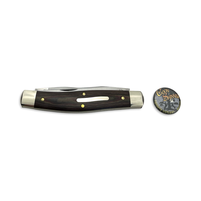 Great Eastern Cutlery 818222 - Tidioute Cutlery Coon Skinner Red Onion Micarta