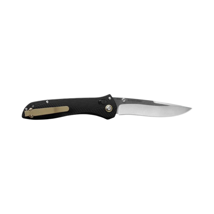 Benchmade 710-25 - Seven | Ten Gray Aluminum Recurve Black Aluminum